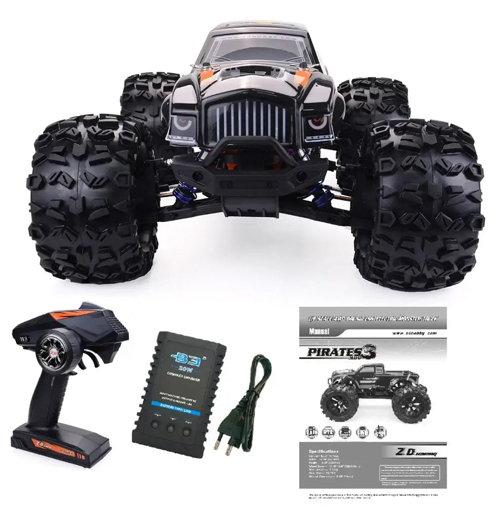 1/8 MT8 ZD Racing RC Car 2.4G 4WD 90km/h Brushless RC Car Sportsman Specialty Products