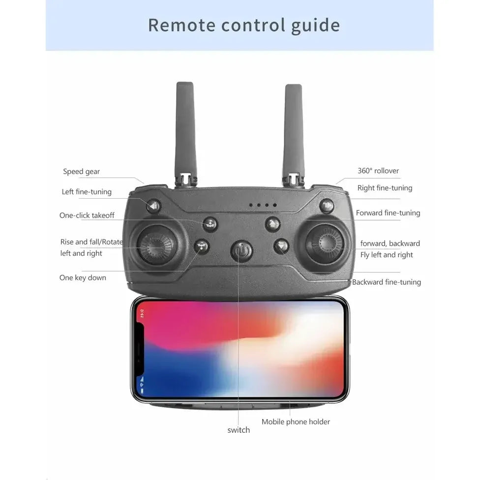 New E99Pro RC Drone 4K Professinal With 1080P Wide Angle HD Camera Sportsman Specialty Products