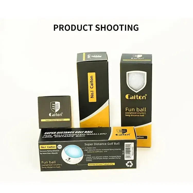 Caiton 12pcs Golf Super Long-range Ball is Smaller & Heavier