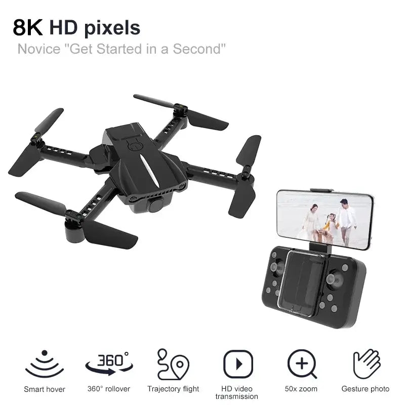 Mini K10 Drone 8K HD Camera FPV RC Drones Professional RTF Quadcopter Sportsman Specialty Products
