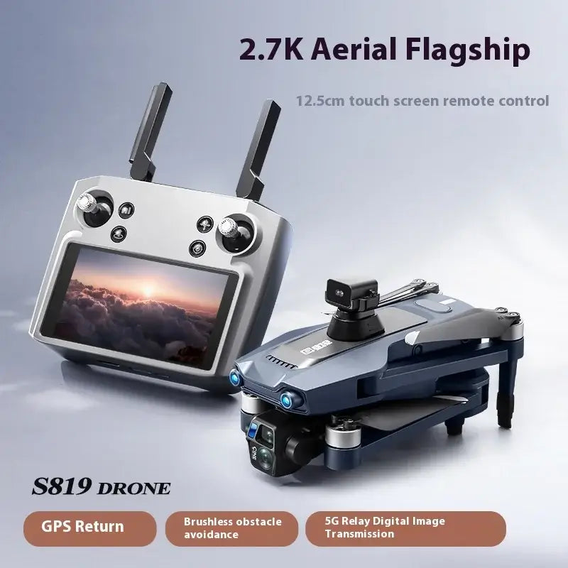 S819 Drone Three-Axis Gimbal Brushless Aerial Photography Screen Control Gps Sportsman Specialty Products