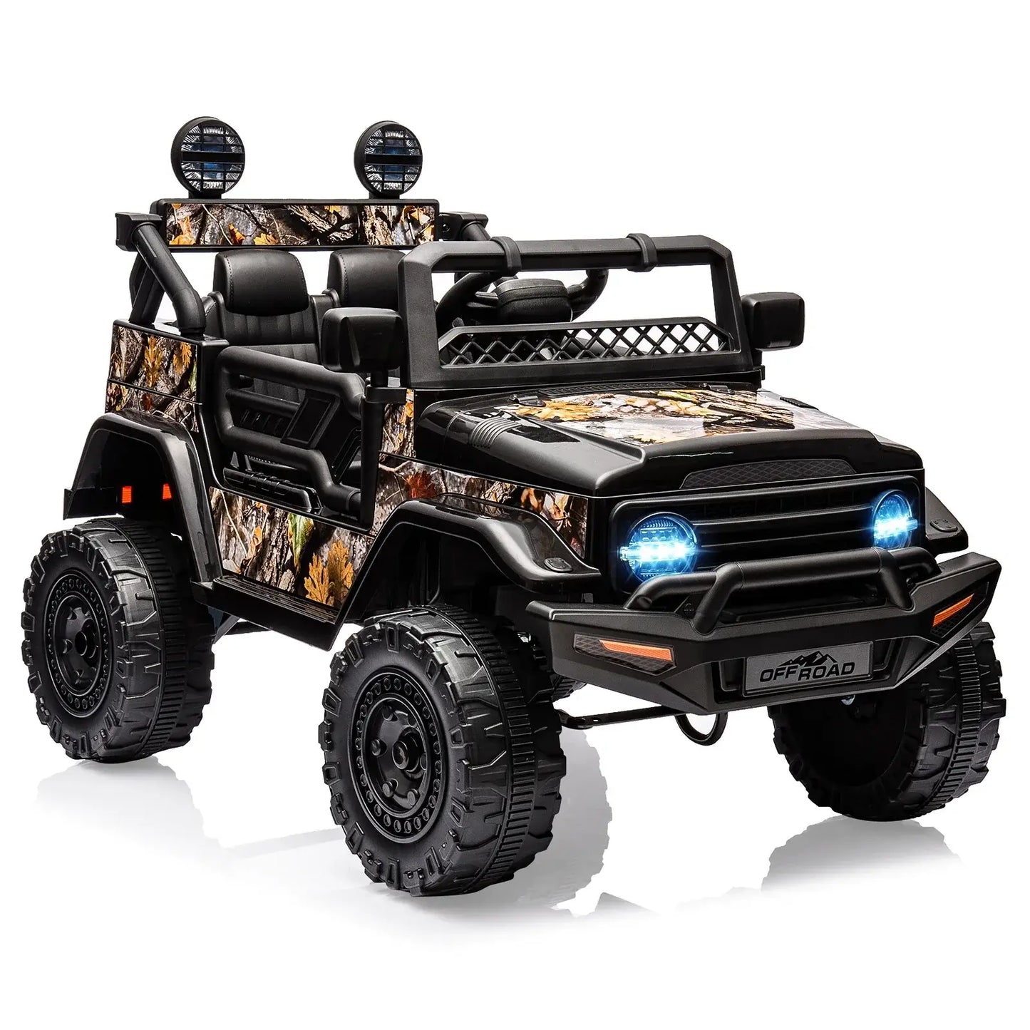 12V Kids Ride On Truck with Remote Control Spring Suspension Sportsman Specialty Products