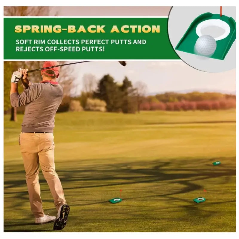 3 Pcs Golf Putting Cup Golf Hole Training Aids Golf Accessories Sportsman Specialty Products