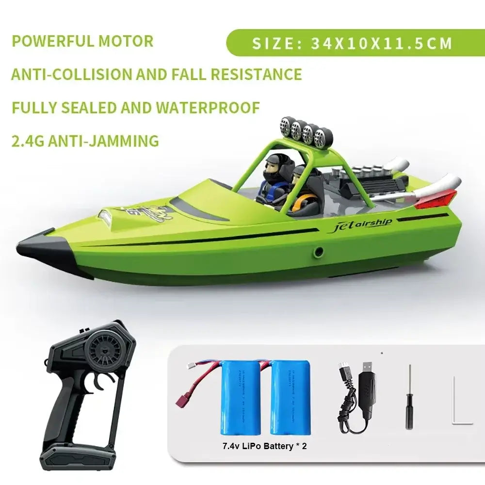 TY725 RC Boat TURBOJET PUMP High-Speed Remote Control Jet Boat Sportsman Specialty Products