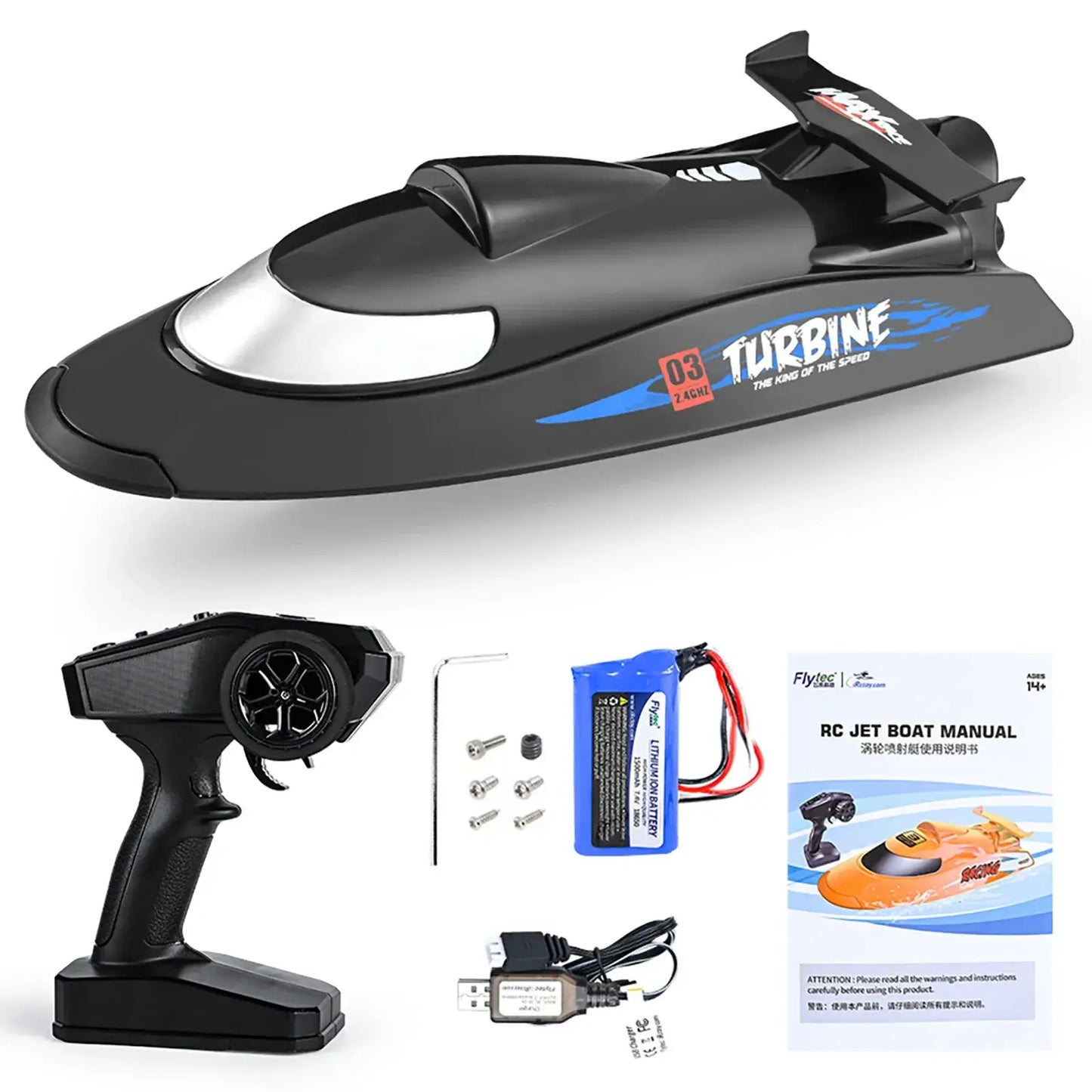 Flytec V009 30km/h Remote Control Ship Waterproof 2.4GHz Electric Sportsman Specialty Products