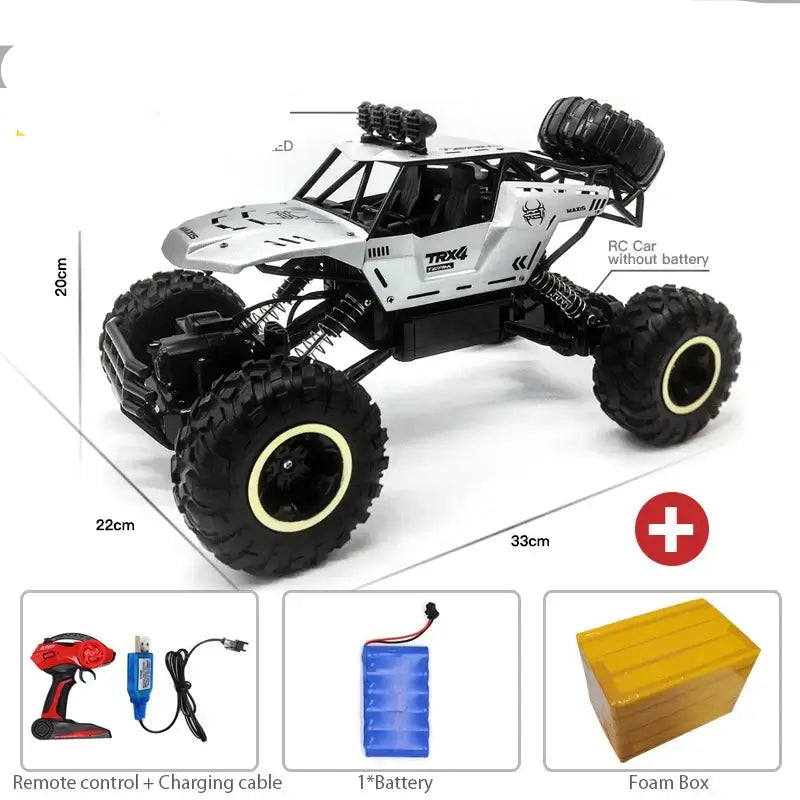 1:12/1:16 4WD Remote Control Car With Led Lights Sportsman Specialty Products