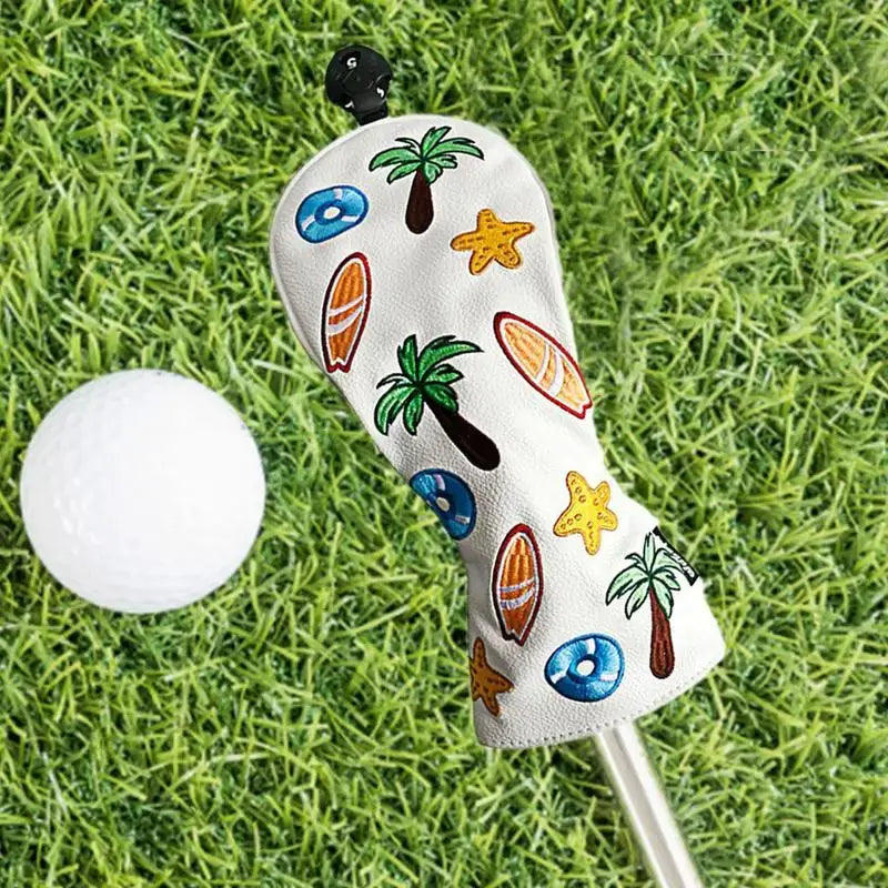 4pcs Golf Club Covers Set PU Leather Golf Club Head Covers Unisex Sportsman Specialty Products
