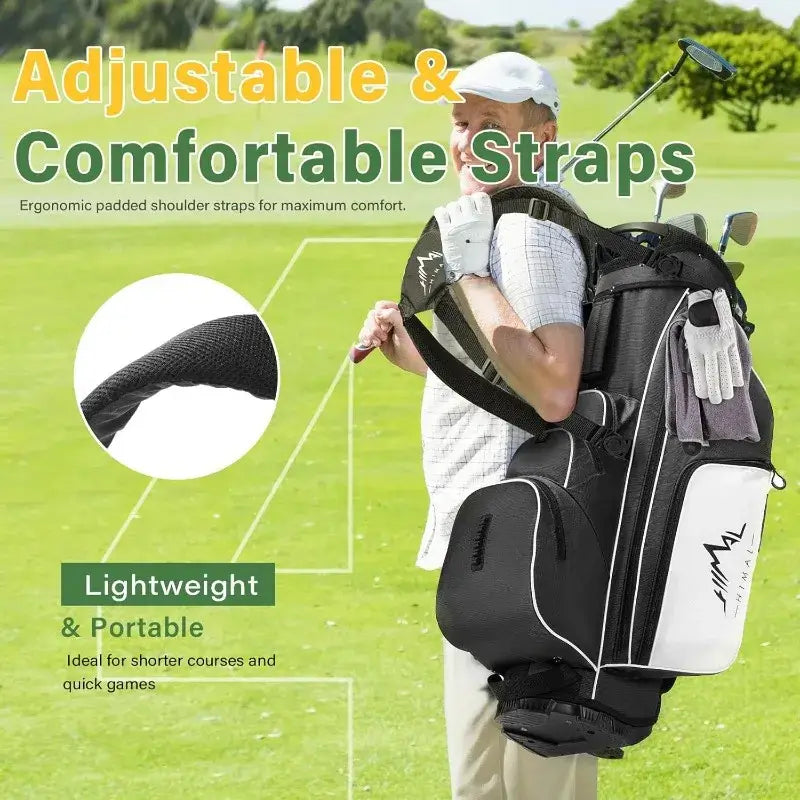 4-Way Golf Stand Bag with Full-Length Divider, Lightweight Waterproof Sportsman Specialty Products