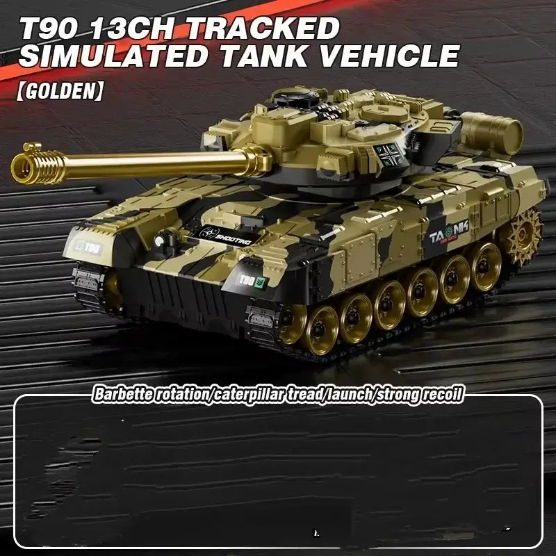 RC Tank 99 T90 Remote Control Tanks 13Ch Shooting Function Sportsman Specialty Products