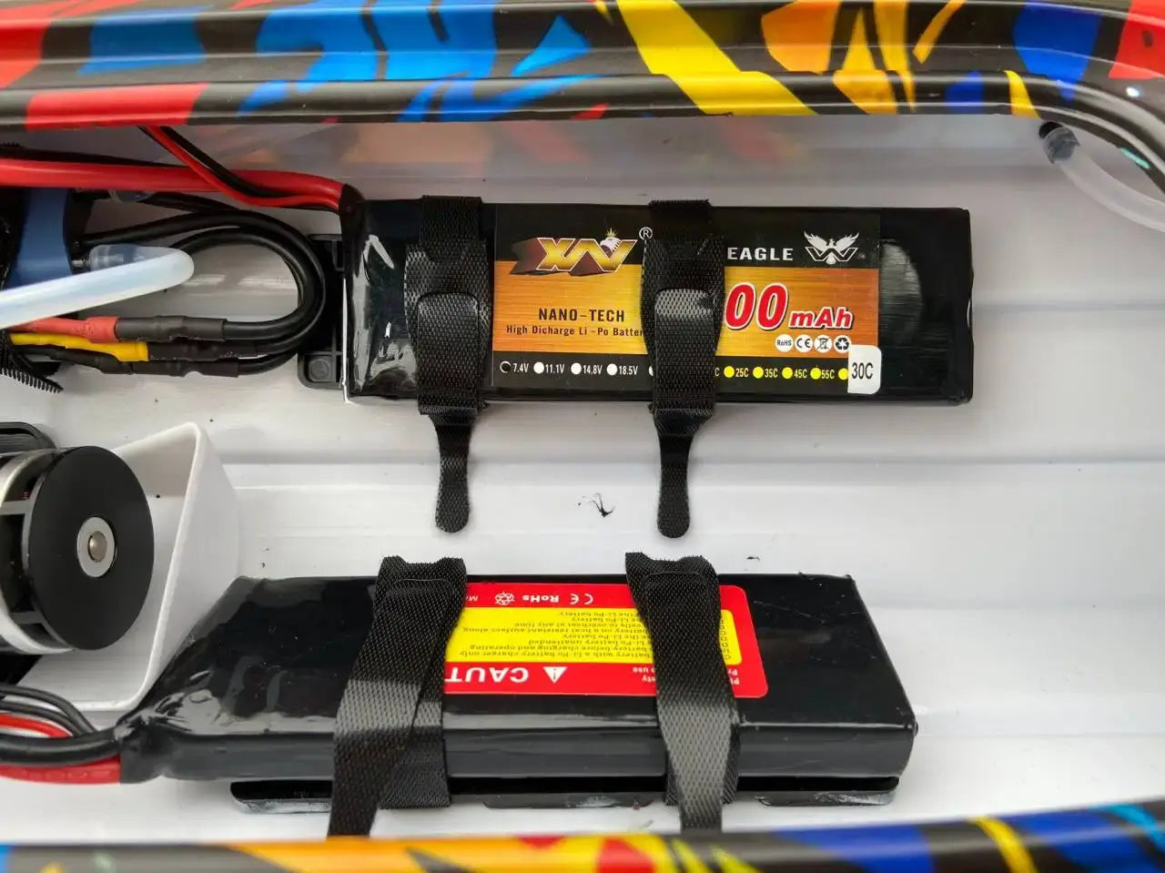 31.5" Large Remote Control Boat for Adults 798-4P Pro Brushless Speedboat 80km/h+ , Two 5200 mAh Battery for Power at Same time, Sportsman Specialty Products