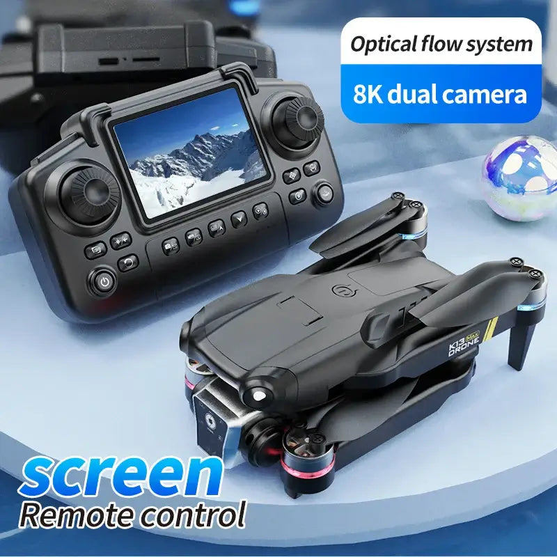 New K13MAX Drone With Screen Remote Control 8K HD Sportsman Specialty Products
