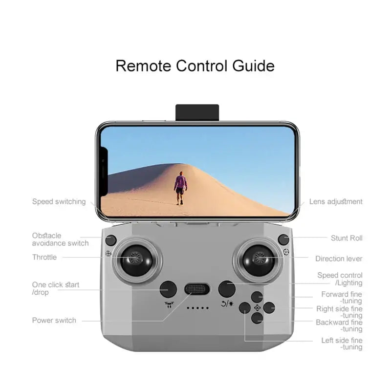 Xiaomi D16 Mini Drone Dual Camera 8K HDAerial Aircraft Obstacle Avoidance Sportsman Specialty Products
