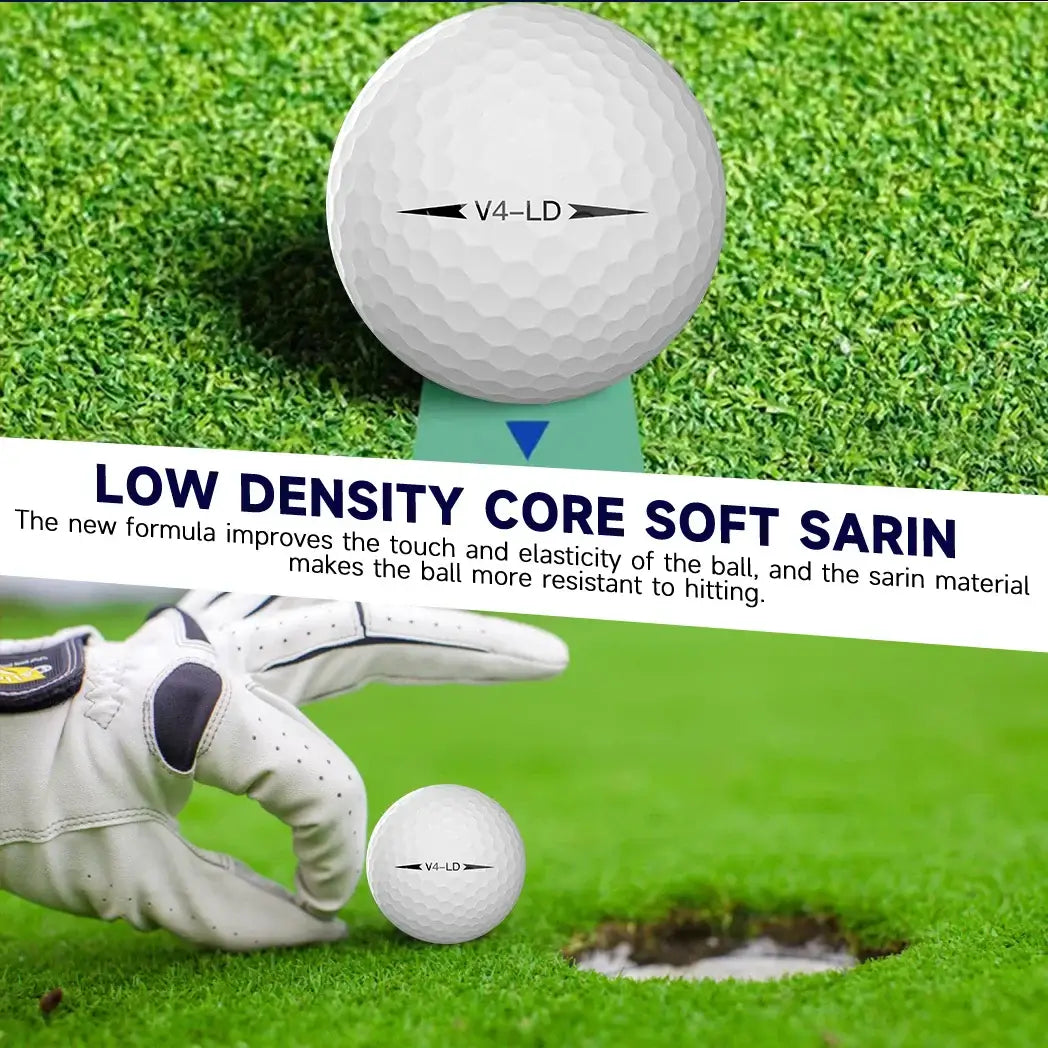 Caiton Pro Golf Balls - 4 Layers, DuPont Surlyn, Adds 30 Yards Sportsman Specialty Products