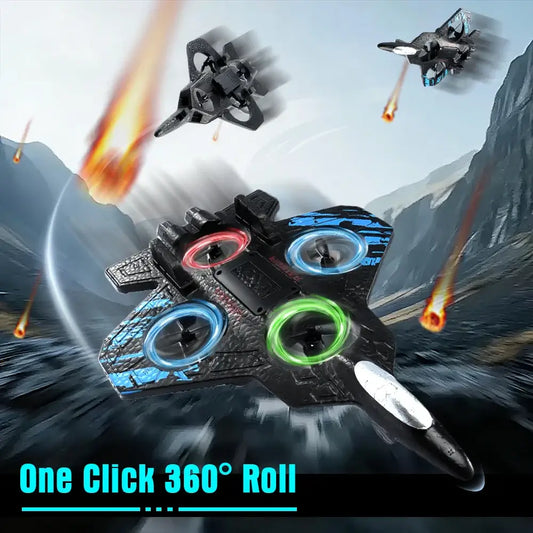 RC Airplane 2.4G Remote Control Airaraft Stunt Tumbling Helicopter DroneRC Airplane 2.4G Remote Control Aircraft - Stunt & Tumbling