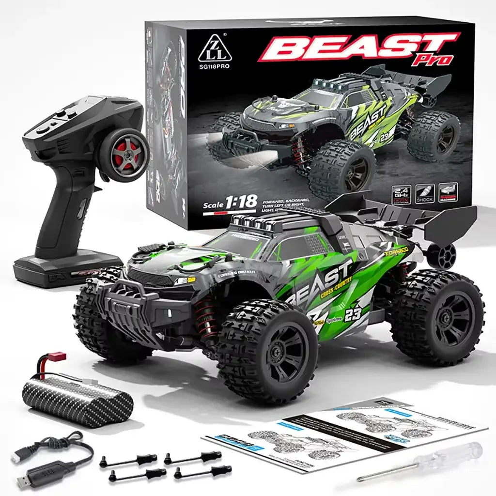 ZLL SG118 PRO 1:16 35km/h 4WD RC Car High Drift Speed Off Road Vehicle Sportsman Specialty Products