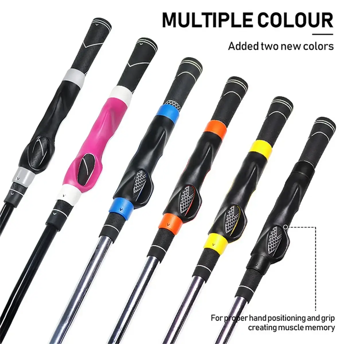A89E-Golf Grip Training Aid Golf Club Handle for Swing Grip Trainer Sportsman Specialty Products