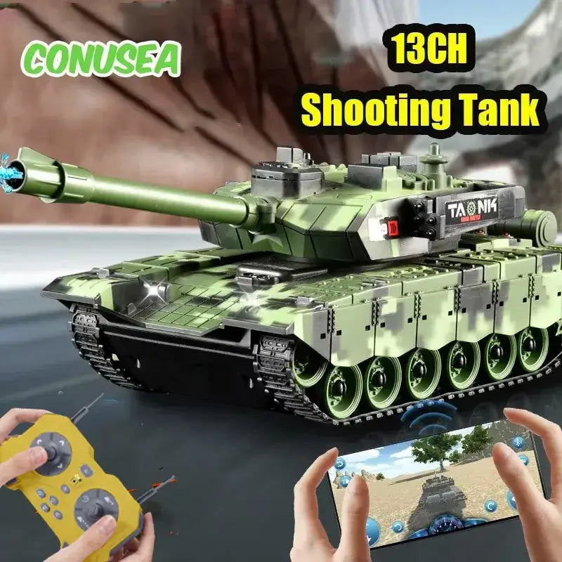 RC Tank 99 T90 Remote Control Tanks 13Ch Shooting Function Sportsman Specialty Products