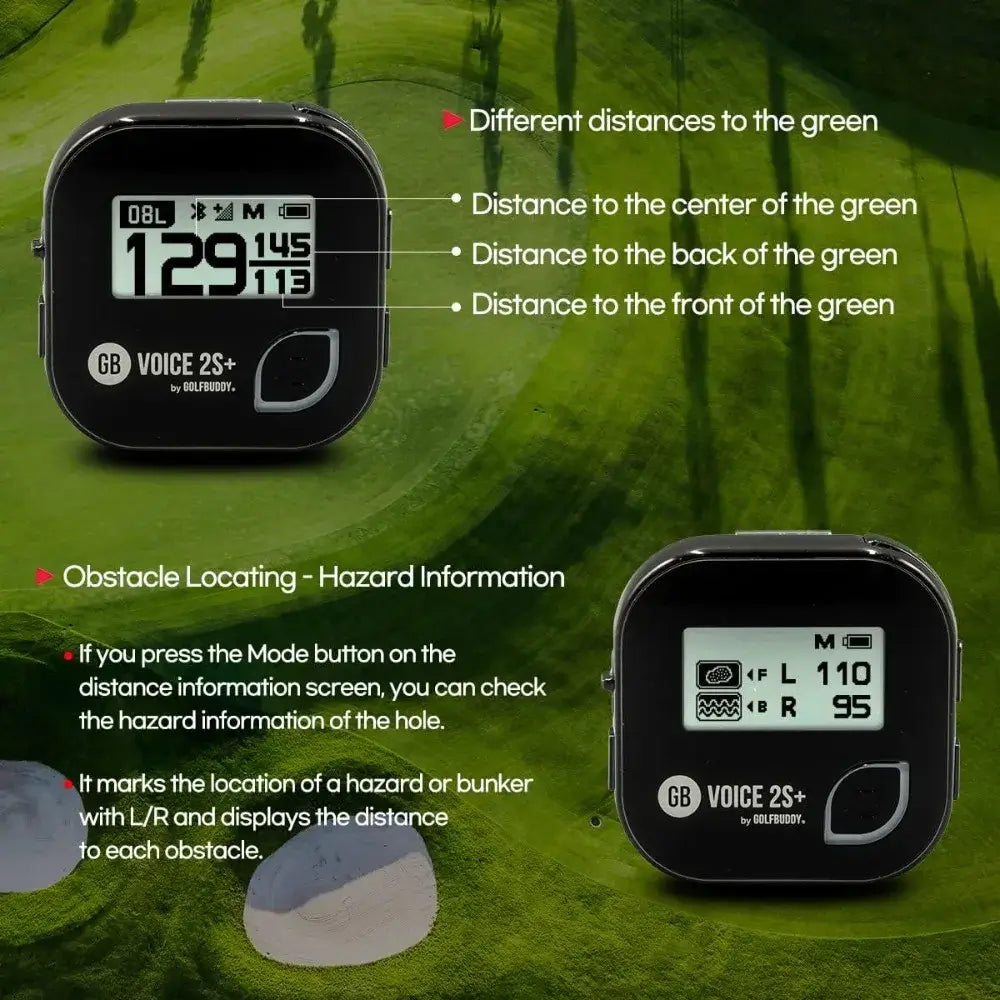 Talking GPS Rangefinder, Clip on Hat Golf Navigation Sportsman Specialty Products