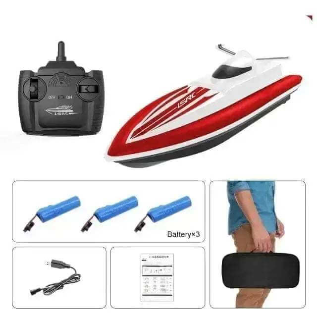 High Speed Racing Speedboat Waterproof Rechargeable - Sportsman Specialty Products