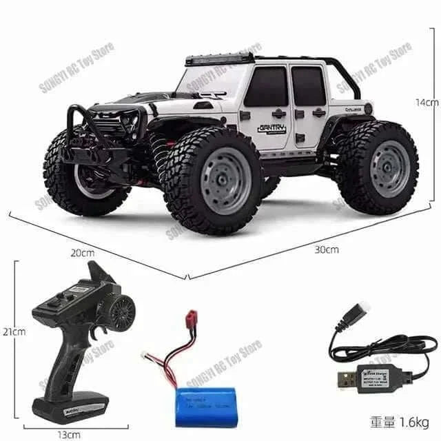 1:16 80km/h RC Cars With LED for 4x4 Off Road Monster Truck Sportsman Specialty Products Fast RC Cars