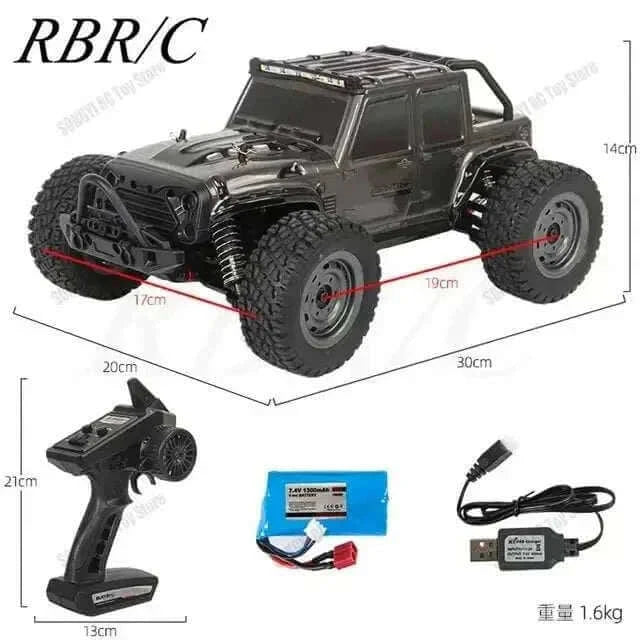 1:16 80km/h RC Cars With LED for 4x4 Off Road Monster Truck Sportsman Specialty Products Fast RC Cars
