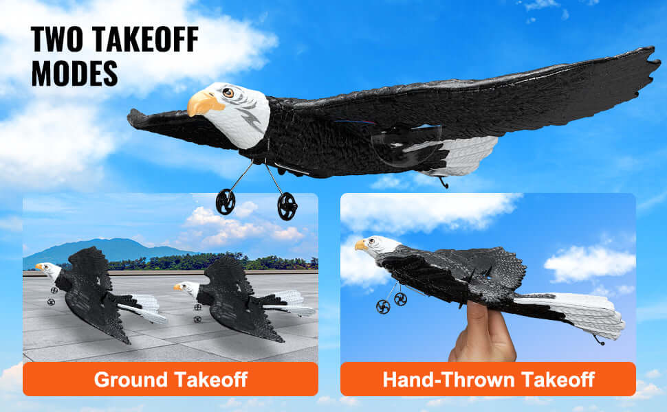VEVOR RC Plane Wingspan Eagle Aircraft Fighter Sportsman Specialty Products