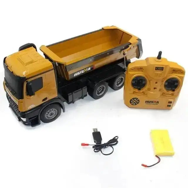 Dump Truck Construction HUINA TOYS 1573 1/14 10CH Alloy - Sportsman Specialty Products
