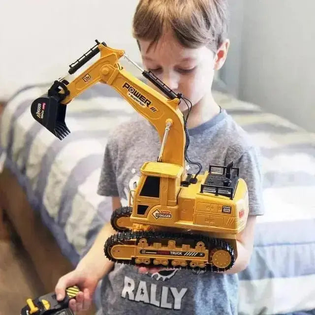 Excavator Construction Radio Controlled Caterpillar 1/18 Tractor Building - Sportsman Specialty Products