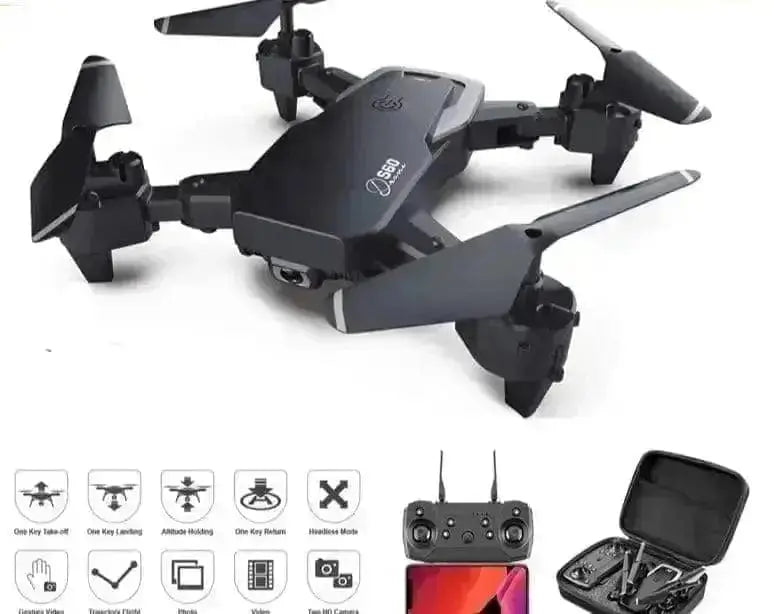 4k HD Wide Angle Camera 1080P WiFi fpv Drone Dual Camera Quadcopter Drone - Sportsman Specialty Products