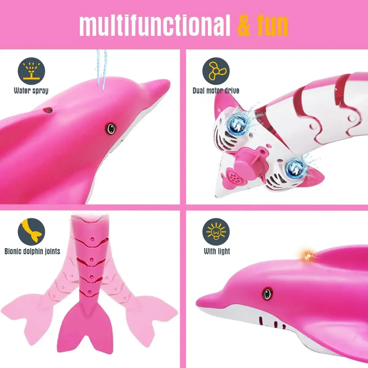 Remote Control Dolphin Toy 2.4G High Simulation Dolphin Sportsman Specialty Products