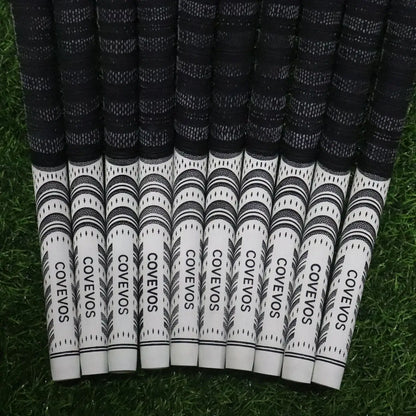 Golf rubber grip, non-slip and wear-resistant grips arranged neatly on grass.