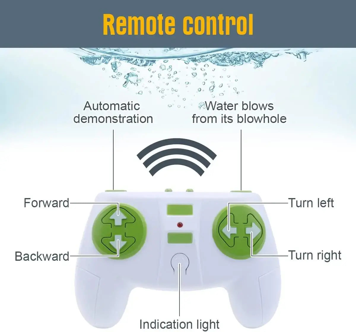 Remote Control Dolphin Toy 2.4G High Simulation Dolphin Sportsman Specialty Products