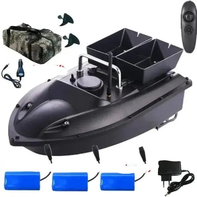 Bait Boat Double hopper Boat Double Motor Fixed Automatic Feed - Sportsman Specialty Products