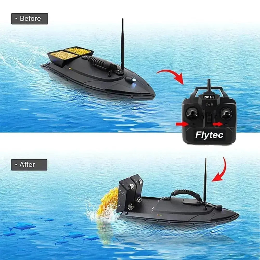 Bait Boat Flytec 2011-5 Fish Finder 1.5kg Loading 500m RC Fishing - Sportsman Specialty Products
