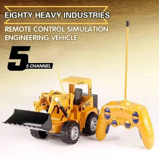 Bulldozer Construction Excavator 8071E Electric Toy drilling Truck Crane - Sportsman Specialty Products