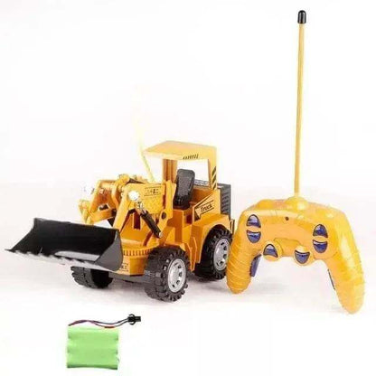 Bulldozer Construction Excavator 8071E Electric Toy drilling Truck Crane - Sportsman Specialty Products