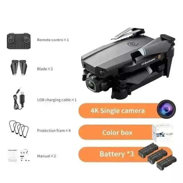 Drone Mini XT6 4k HD Camera Visual Positioning 1080P WiFi FPV - Sportsman Specialty Products