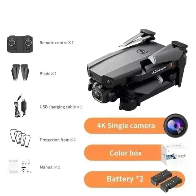 Drone Mini XT6 4k HD Camera Visual Positioning 1080P WiFi FPV - Sportsman Specialty Products
