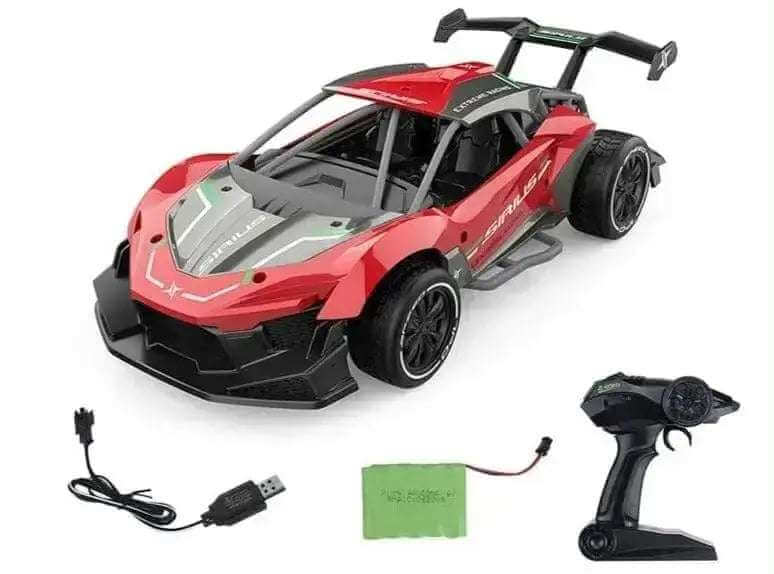 RC Car Eachine EC06 1:14 scale with remote, charger, and battery.