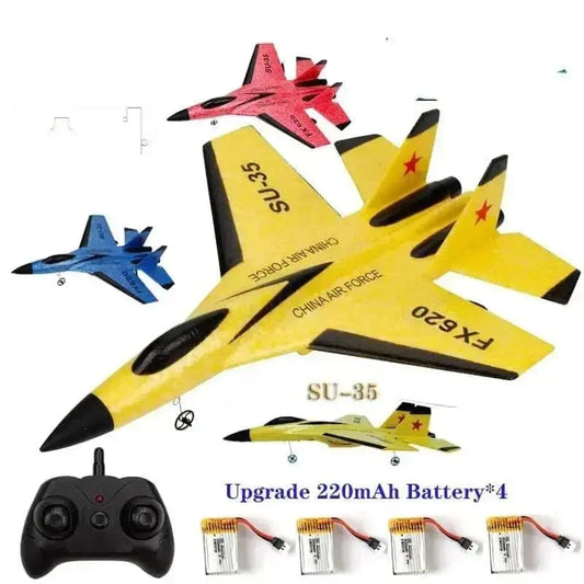 Glider Plane SU-35 RC Remote Wingspan Radio Control Drone Airplanes RTF - Sportsman Specialty Products