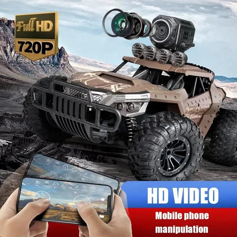 720P HD Video Remote Control Car 1:12 4WD Radio Rc Cars For Adults  25km/H Wifi Fpv High-speed Remote Control Off-road Vehicle Sportsman Specialty Products