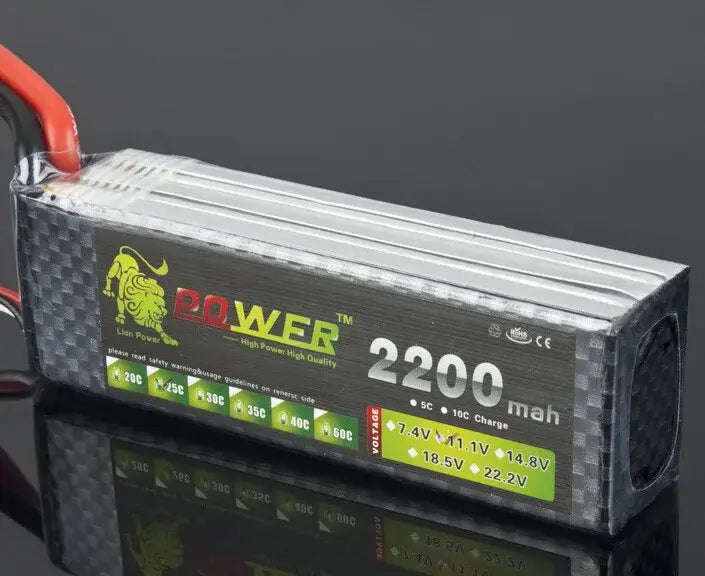 11.1V 5200mah Rechargeable Battery for RC Drone Cars Airplane, high-power and high-quality battery.