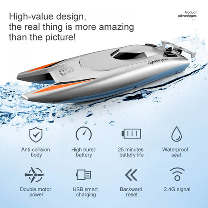 RC Boat High Speed 30 Km/h Speedboat Dual Motor