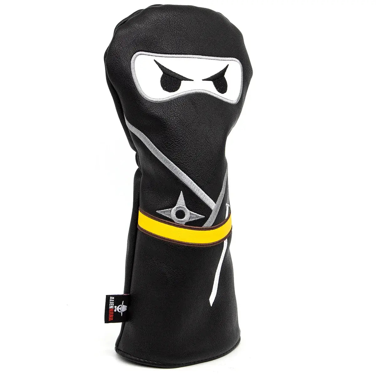 Aliennana Golf Club Headcover Set, Black Ninja Driver Head Cover Sportsman Specialty Products
