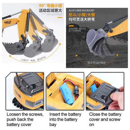 RC Excavator 2.4Ghz 6 Channel 1:24 RC Engineering