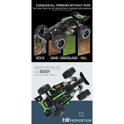 RC Car 2WD 4CH 25km/H Remote Control Car 1:18 Sportsman Specialty Products