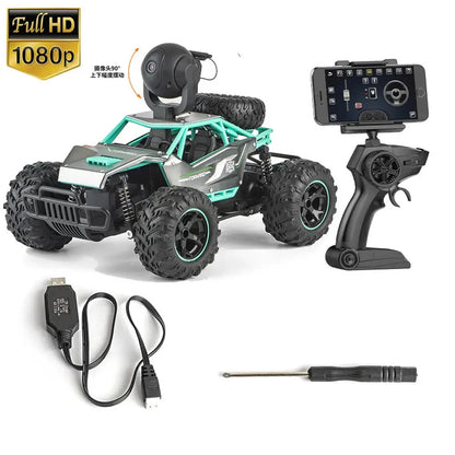 New RC Car 720P 1080P HD Camera Metal Frame High-speed  Remote Control Truck Vehicle Climb Car Toy for Boys Sportsman Specialty Products