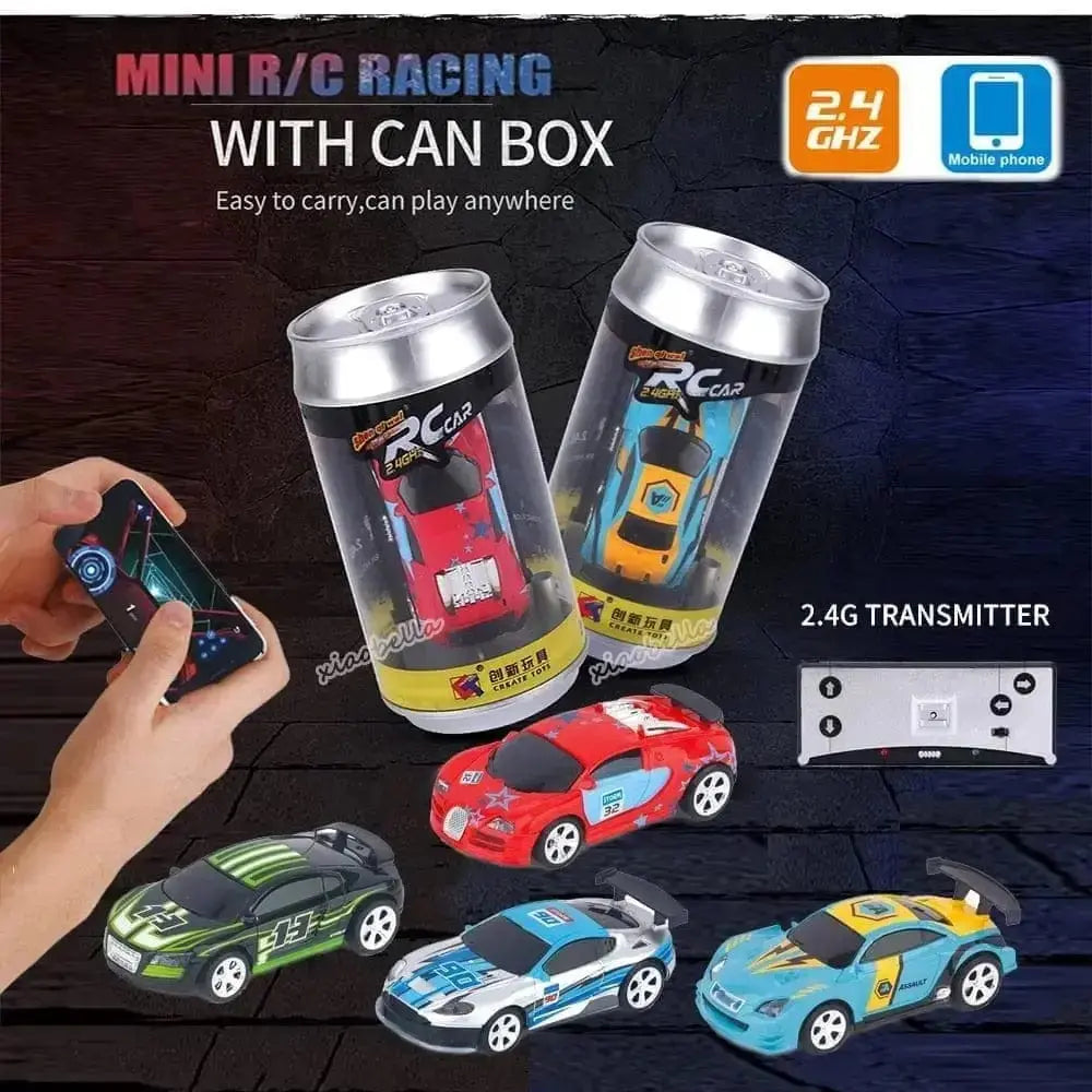 RC Car MINI Racing Car PVC Cans Pack Machine Drift-Buggy - Sportsman Specialty Products
