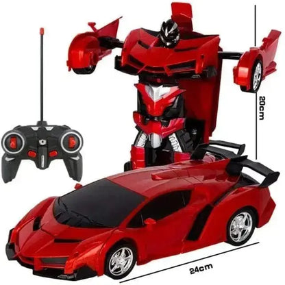 RC Car Transformation Robots Sports Deformation Cars Robots Model - Sportsman Specialty Products