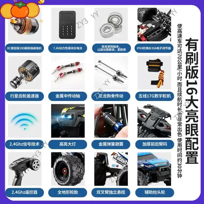 high-speed brushless RC car Four-Wheel Drive Off-Road Racing